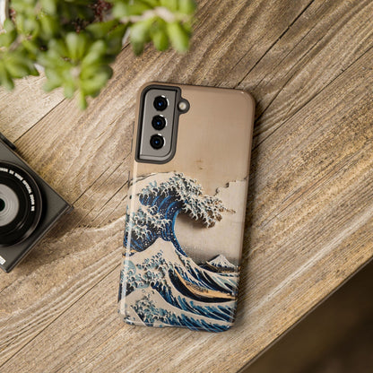 Japanese Great Wave Phone Case | Hokusai Katsushika 3D Art | Edo Era Masterpiece | Fuji Mountain