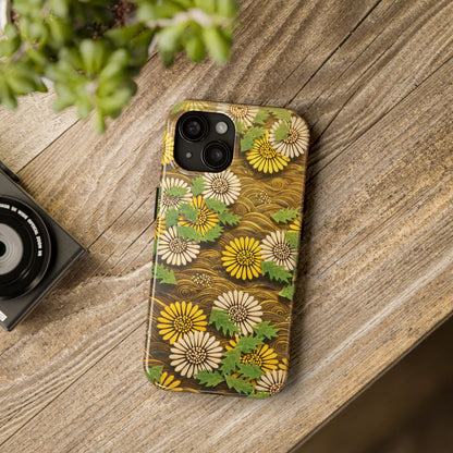 Japanese Dandelion Morning Glow Tough Phone Case | Kamisaka Sekka 1901 | Meiji Era Art