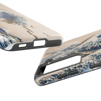 Great Wave 3D Embossed Tough Phone Case – Hokusai Japanese Art