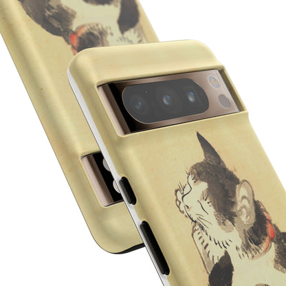 Sleeping Cat iPhone Case | Meiji Era Japanese Ink Painting | Ukiyo-e Art Phone Case | Vintage Japan Cat Gift