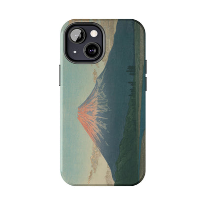 Red Fuji Japanese Ukiyo-e Phone Case - Hokusai Mount Fuji Art Cover