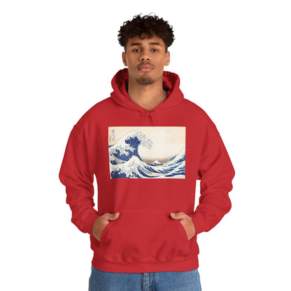 Great Wave off Kanagawa Hoodie - Hokusai Japanese Ukiyo-e Unisex Sweatshirt