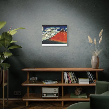 Red Fuji Canvas Print - Hokusai Fine Wind Clear Morning Japanese Ukiyo-e Wall Art