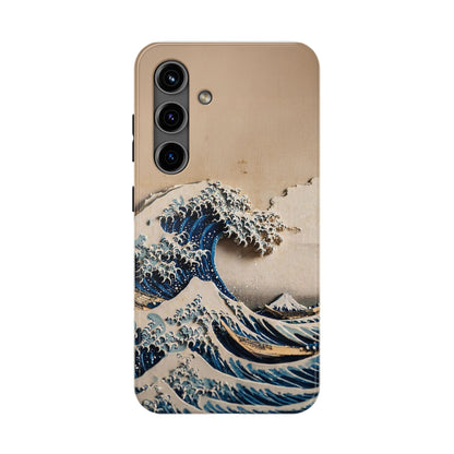 Japanese Great Wave Phone Case | Hokusai Katsushika 3D Art | Edo Era Masterpiece | Fuji Mountain