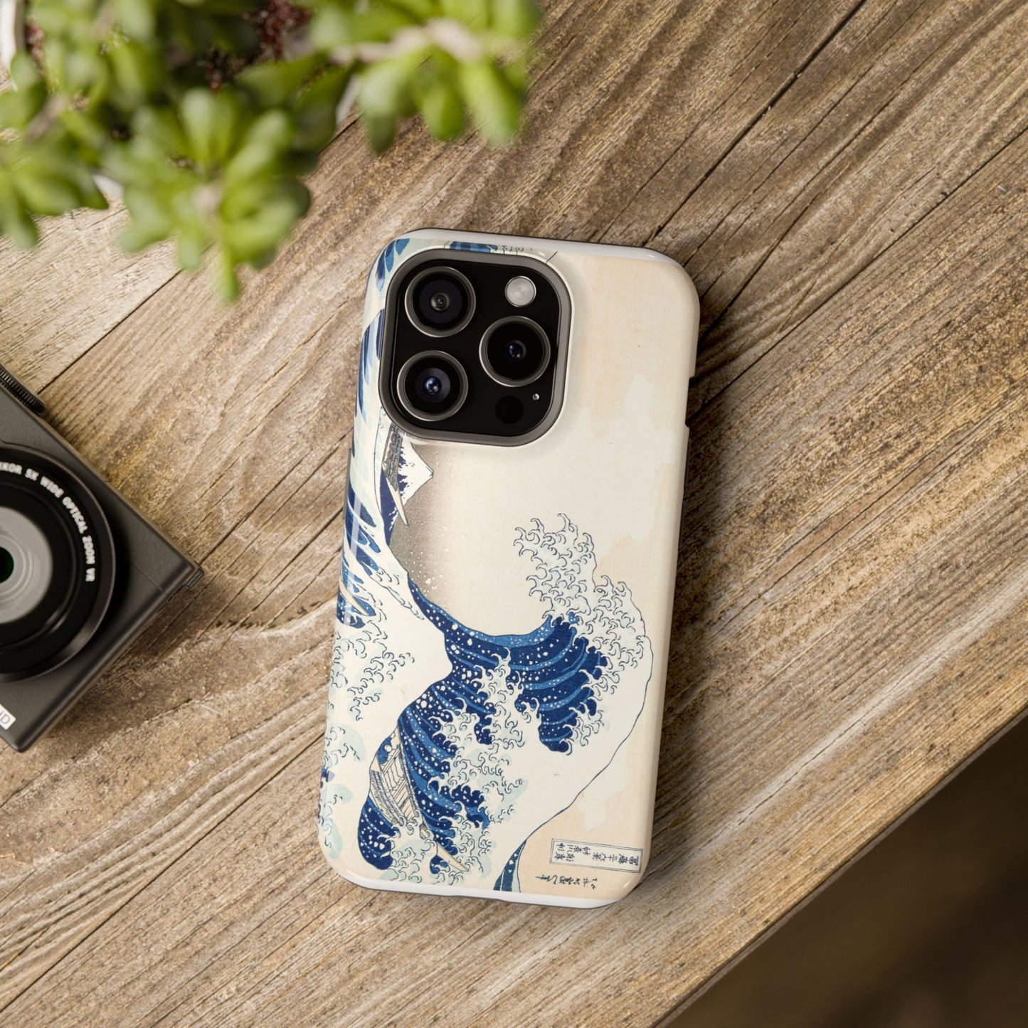 Hokusai "The Great Wave" Shockproof Phone Case | Edo Era Japanese Ukiyo-e Art | Dual Layer Protection
