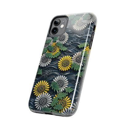 Japanese Dandelion Moonlight Tough Phone Case | Kamisaka Sekka 1901 | Meiji Era Art