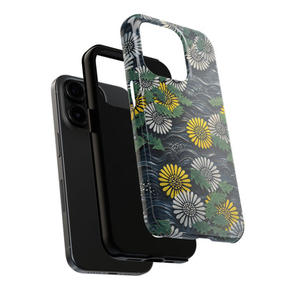 Japanese Dandelion Moonlight Tough Phone Case | Kamisaka Sekka 1901 | Meiji Era Art