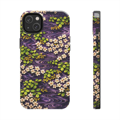 Sakura River Phone Case – Japanese Chiyogami Inspired Design