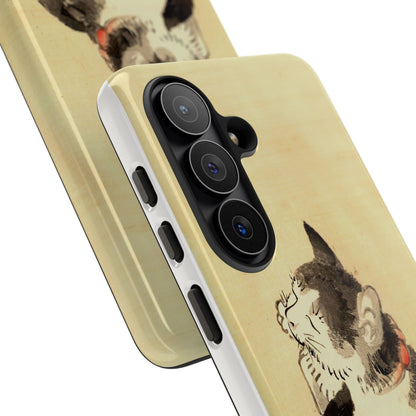 Sleeping Cat iPhone Case | Meiji Era Japanese Ink Painting | Ukiyo-e Art Phone Case | Vintage Japan Cat Gift