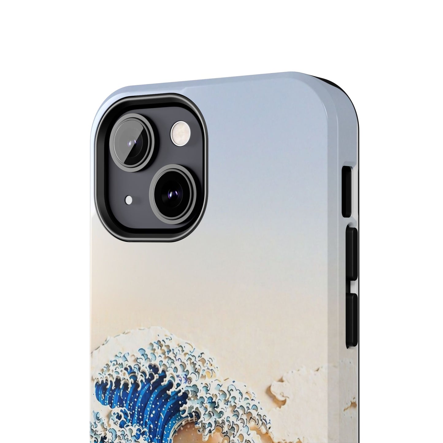 Japanese Great Wave Morning Glow Phone Case | Hokusai 3D Art | Edo Era Masterpiece