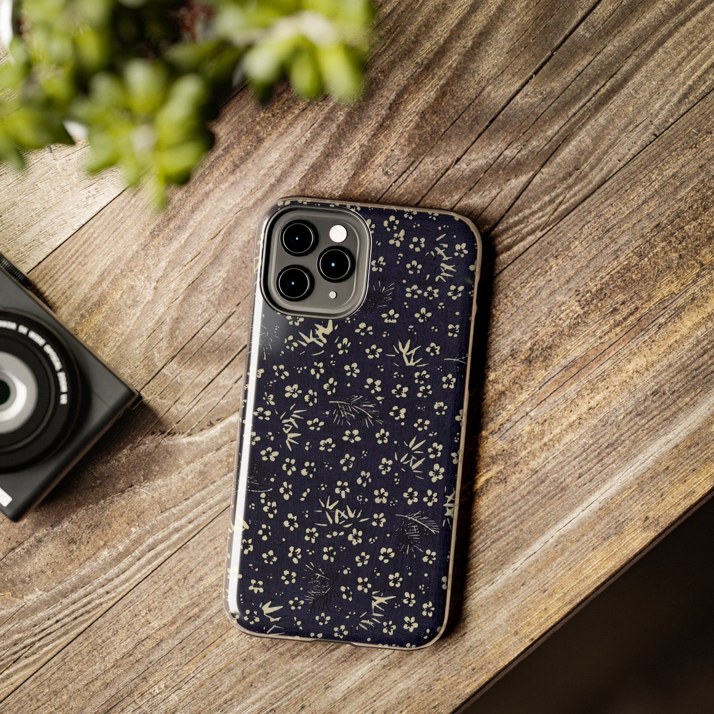 Taisho Era Shochikubai Phone Case | 1926 Pine, Bamboo & Plum | Japanese Chiyogami Art