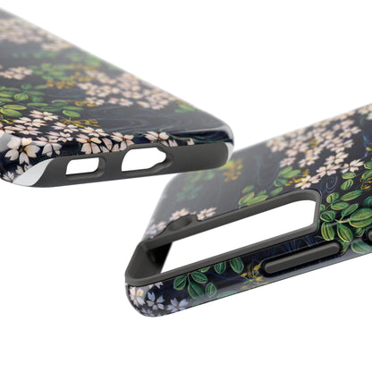 Sakura River Night Phone Case – Japanese Chiyogami Inspired Design