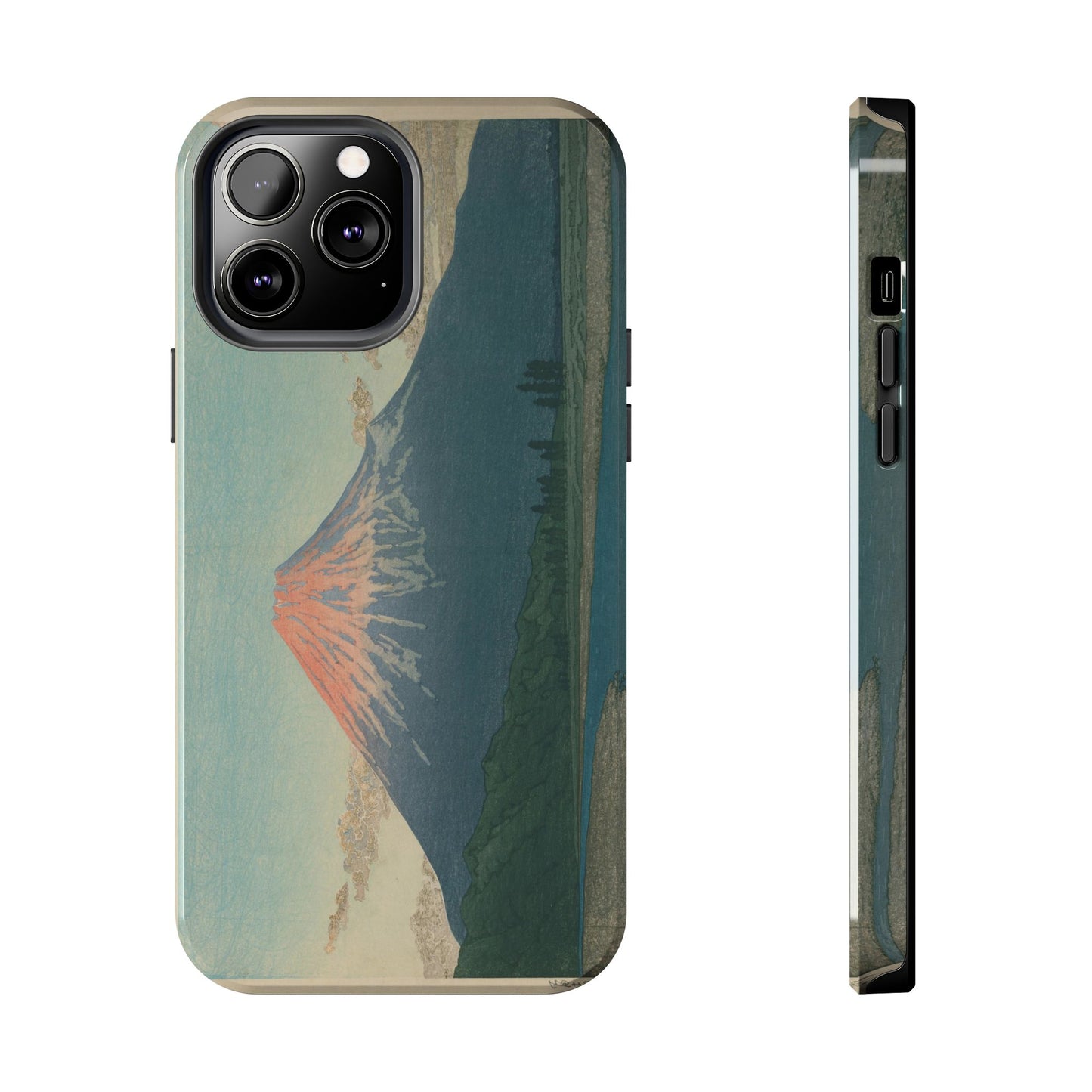 Red Fuji Japanese Ukiyo-e Phone Case - Hokusai Mount Fuji Art Cover