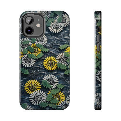 Japanese Dandelion Moonlight Tough Phone Case | Kamisaka Sekka 1901 | Meiji Era Art