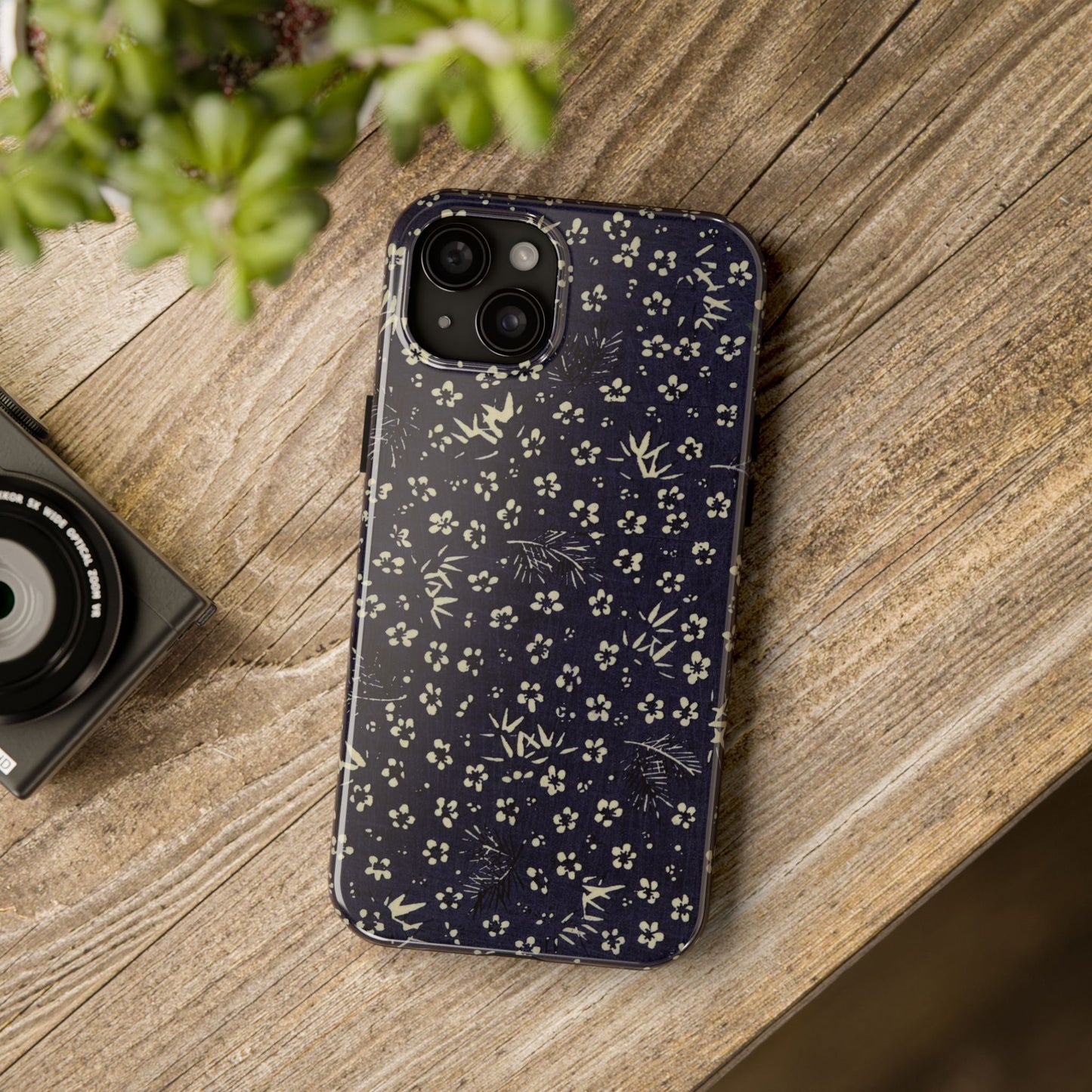 Taisho Era Shochikubai Phone Case | 1926 Pine, Bamboo & Plum | Japanese Chiyogami Art