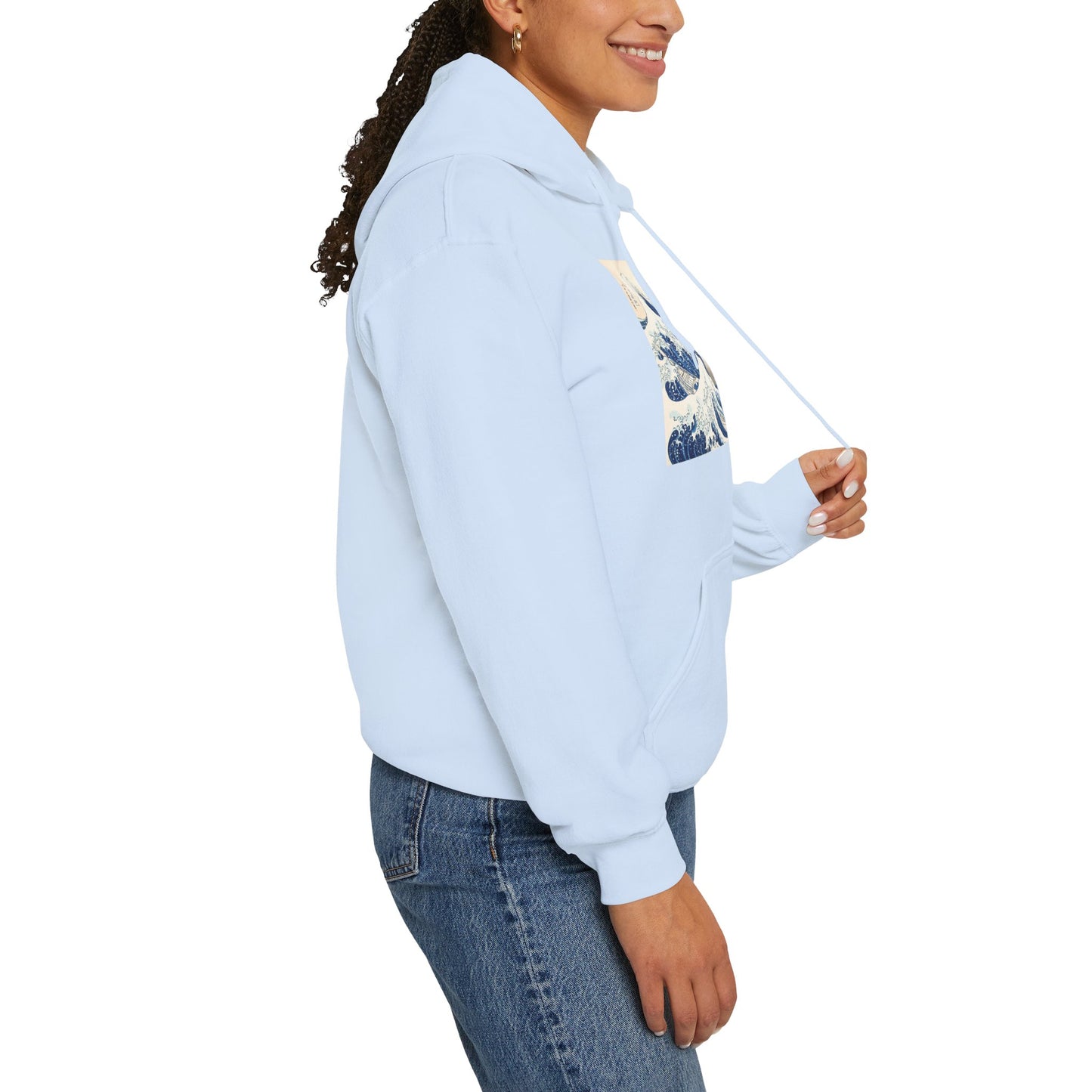 Great Wave off Kanagawa Hoodie - Hokusai Japanese Ukiyo-e Unisex Sweatshirt