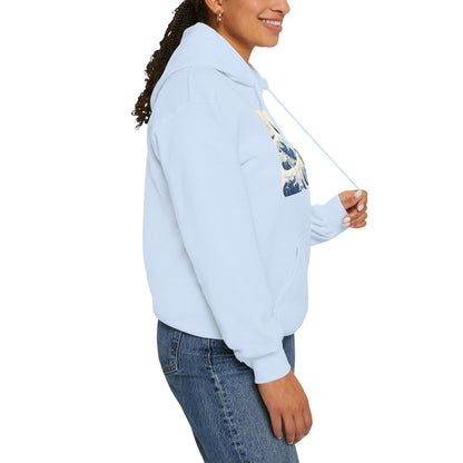 Great Wave off Kanagawa Hoodie - Hokusai Japanese Ukiyo-e Unisex Sweatshirt