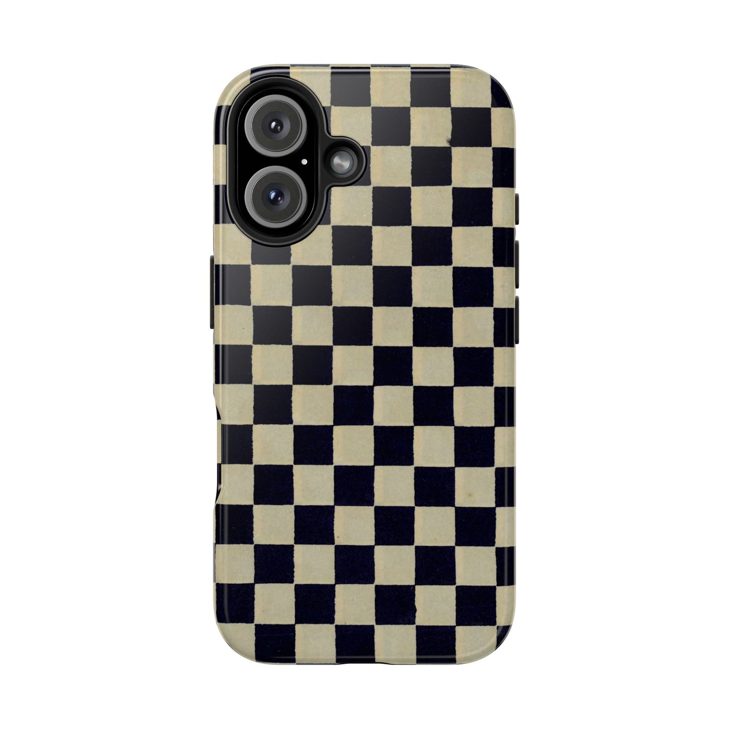 Ichimatsu Check Phone Case | Japanese Chiyogami Art | Taisho Modern Design 1926