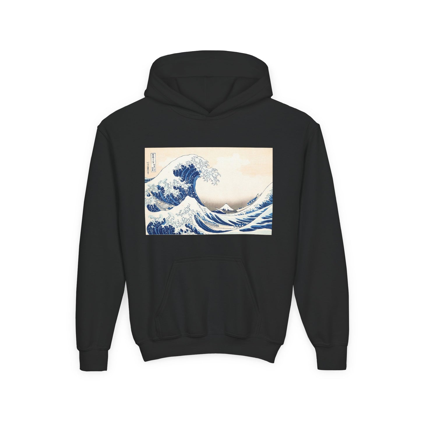 Great Wave off Kanagawa Kids Hoodie - Hokusai Japanese Art Youth Sweatshirt