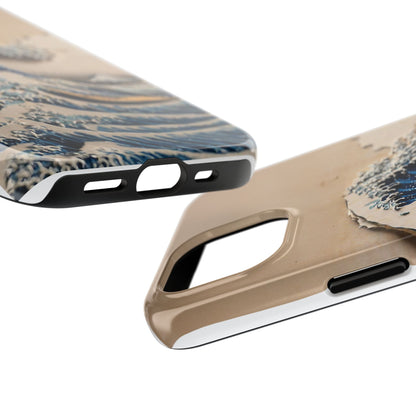 Japanese Great Wave Phone Case | Hokusai Katsushika 3D Art | Edo Era Masterpiece | Fuji Mountain
