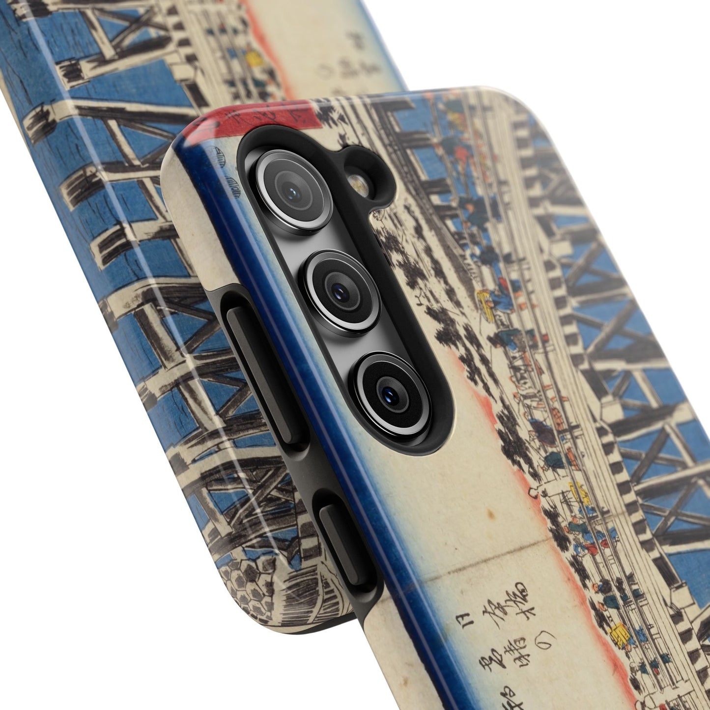 浮世絵ブリッジ・ミニマルスマホケース Ukiyo-e Bridge Minimalist Phone Case