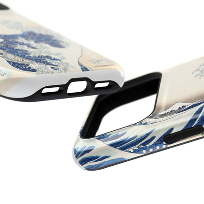 Hokusai "The Great Wave" Shockproof Phone Case | Edo Era Japanese Ukiyo-e Art | Dual Layer Protection
