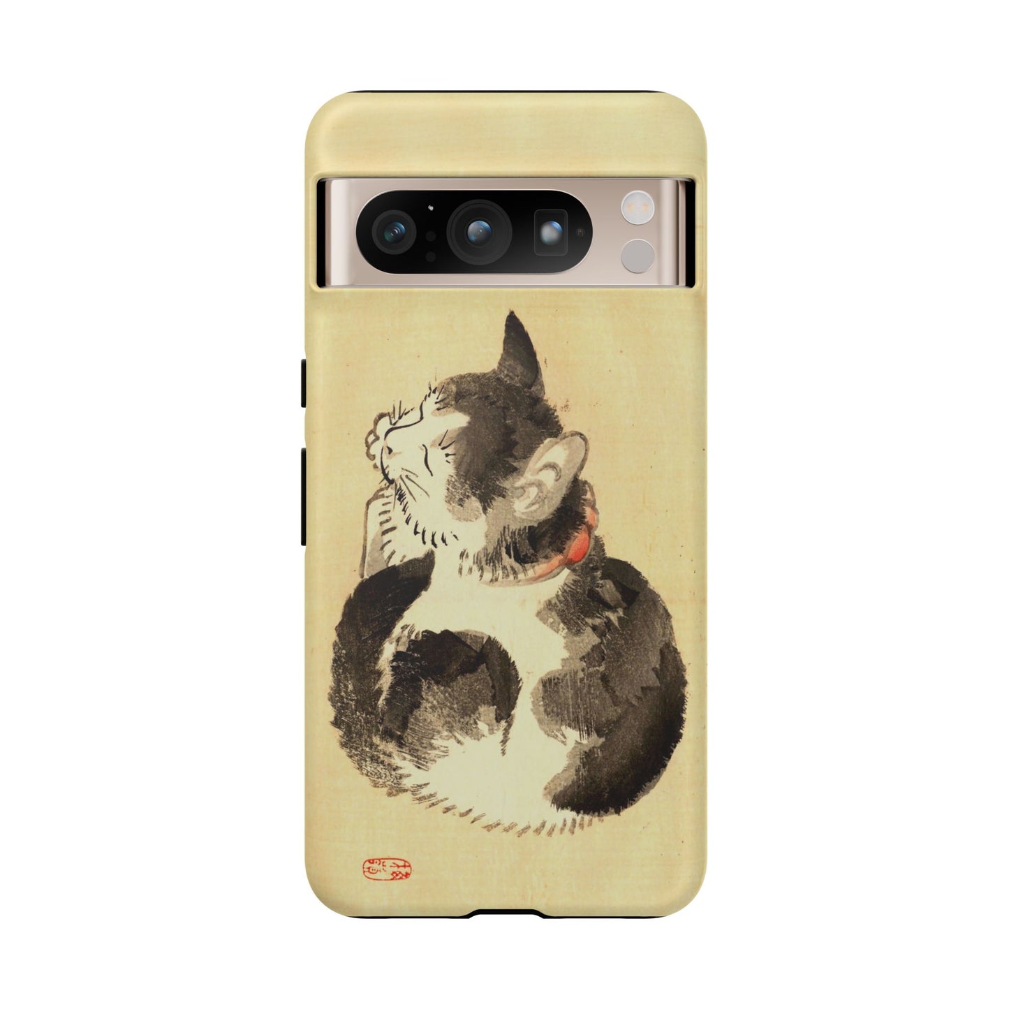 Sleeping Cat iPhone Case | Meiji Era Japanese Ink Painting | Ukiyo-e Art Phone Case | Vintage Japan Cat Gift