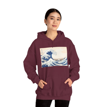 Great Wave off Kanagawa Hoodie - Hokusai Japanese Ukiyo-e Unisex Sweatshirt