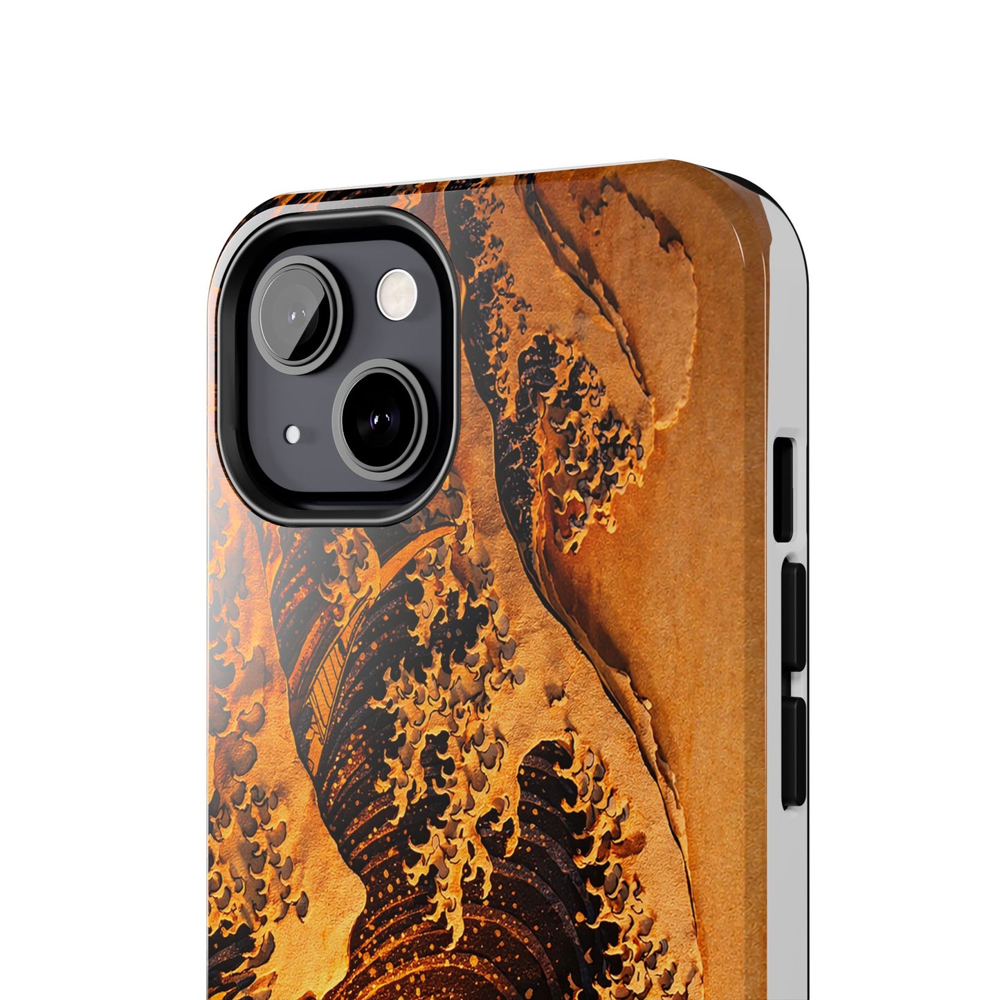 Golden Wave Tough Phone Case – Hokusai Sunset Japanese Art