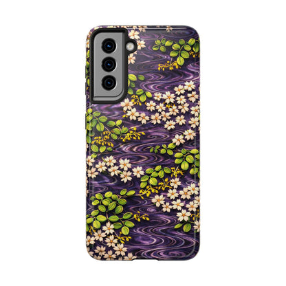 Sakura River Phone Case – Japanese Chiyogami Inspired Design