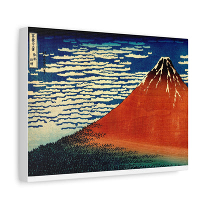 Red Fuji Canvas Print - Hokusai Fine Wind Clear Morning Japanese Ukiyo-e Wall Art