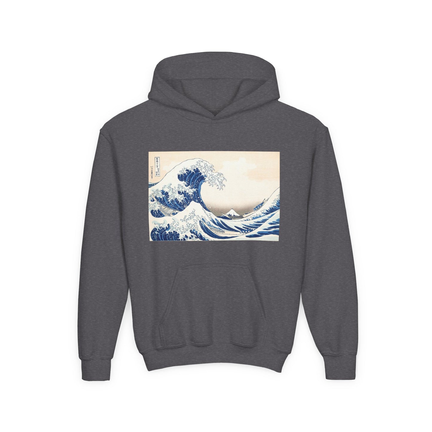 Great Wave off Kanagawa Kids Hoodie - Hokusai Japanese Art Youth Sweatshirt