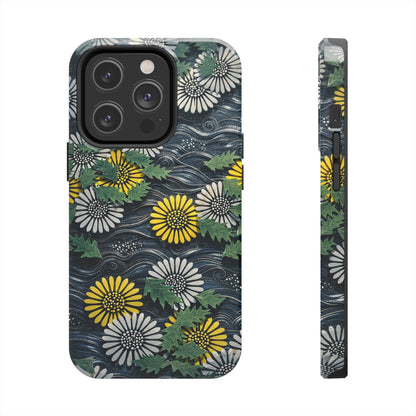 Japanese Dandelion Moonlight Tough Phone Case | Kamisaka Sekka 1901 | Meiji Era Art