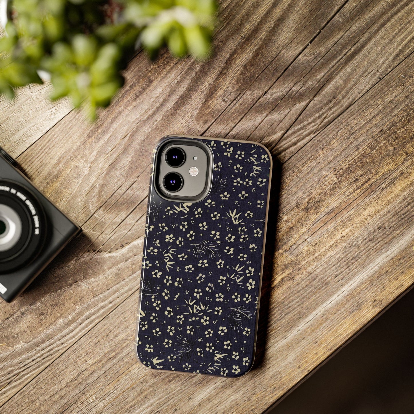 Taisho Era Shochikubai Phone Case | 1926 Pine, Bamboo & Plum | Japanese Chiyogami Art