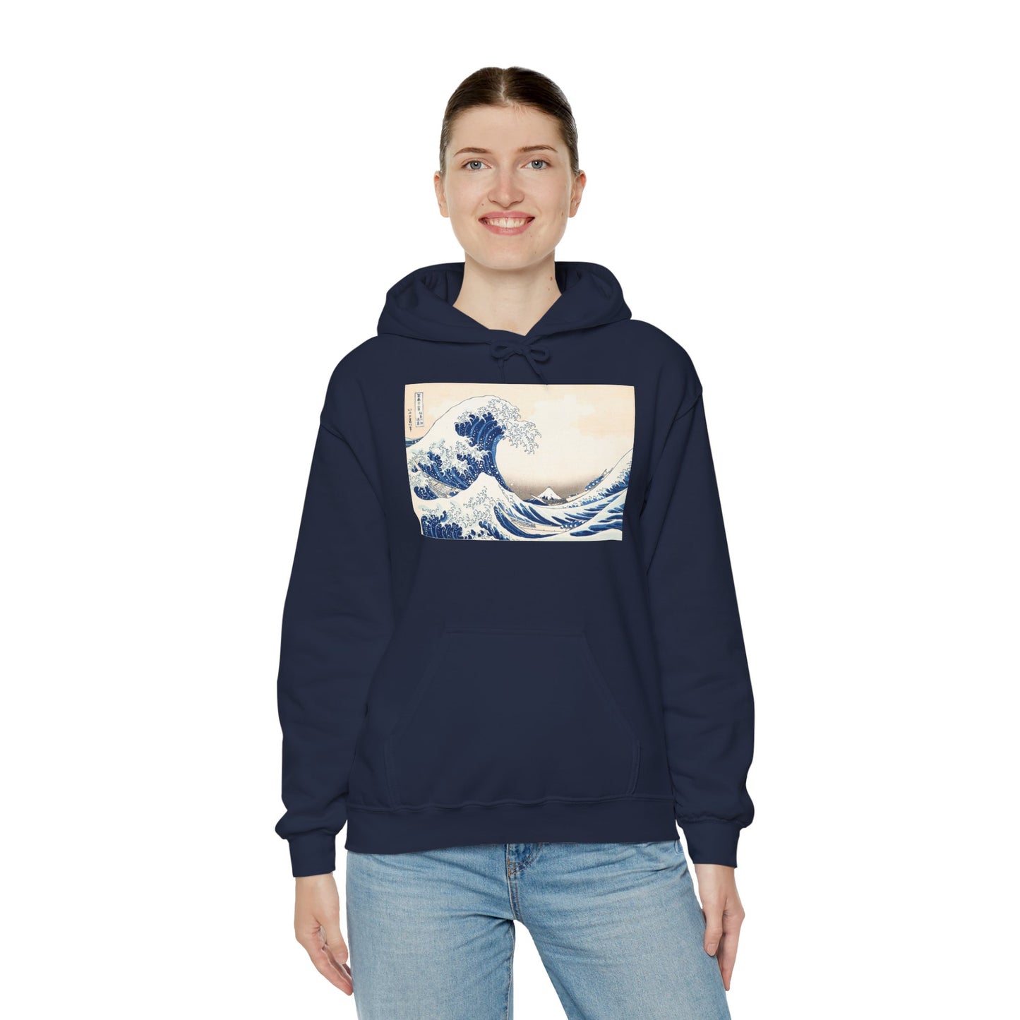 Great Wave off Kanagawa Hoodie - Hokusai Japanese Ukiyo-e Unisex Sweatshirt