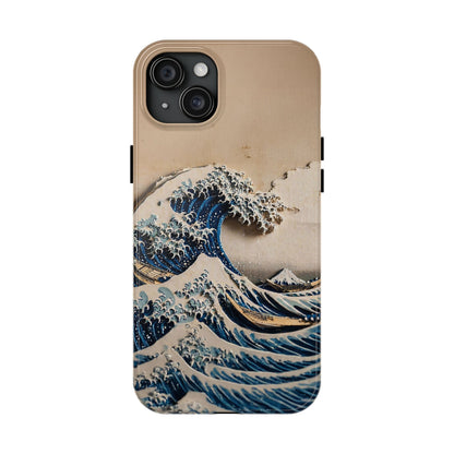 Japanese Great Wave Phone Case | Hokusai Katsushika 3D Art | Edo Era Masterpiece | Fuji Mountain