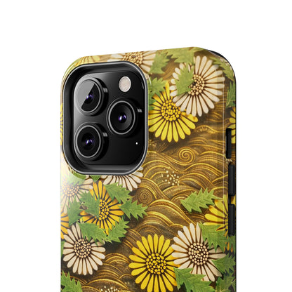 Japanese Dandelion Morning Glow Tough Phone Case | Kamisaka Sekka 1901 | Meiji Era Art