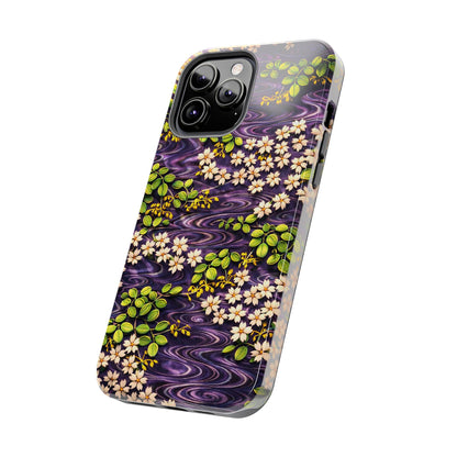 Sakura River Phone Case – Japanese Chiyogami Inspired Design
