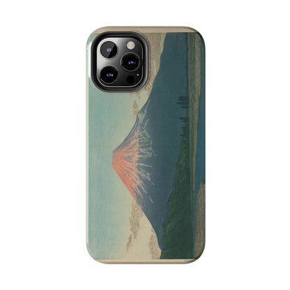Red Fuji Japanese Ukiyo-e Phone Case - Hokusai Mount Fuji Art Cover