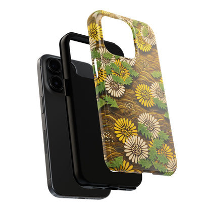 Japanese Dandelion Morning Glow Tough Phone Case | Kamisaka Sekka 1901 | Meiji Era Art