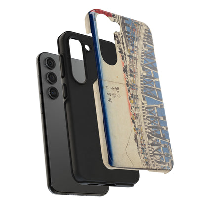 浮世絵ブリッジ・ミニマルスマホケース Ukiyo-e Bridge Minimalist Phone Case