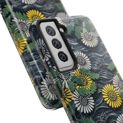 Japanese Dandelion Moonlight Tough Phone Case | Kamisaka Sekka 1901 | Meiji Era Art