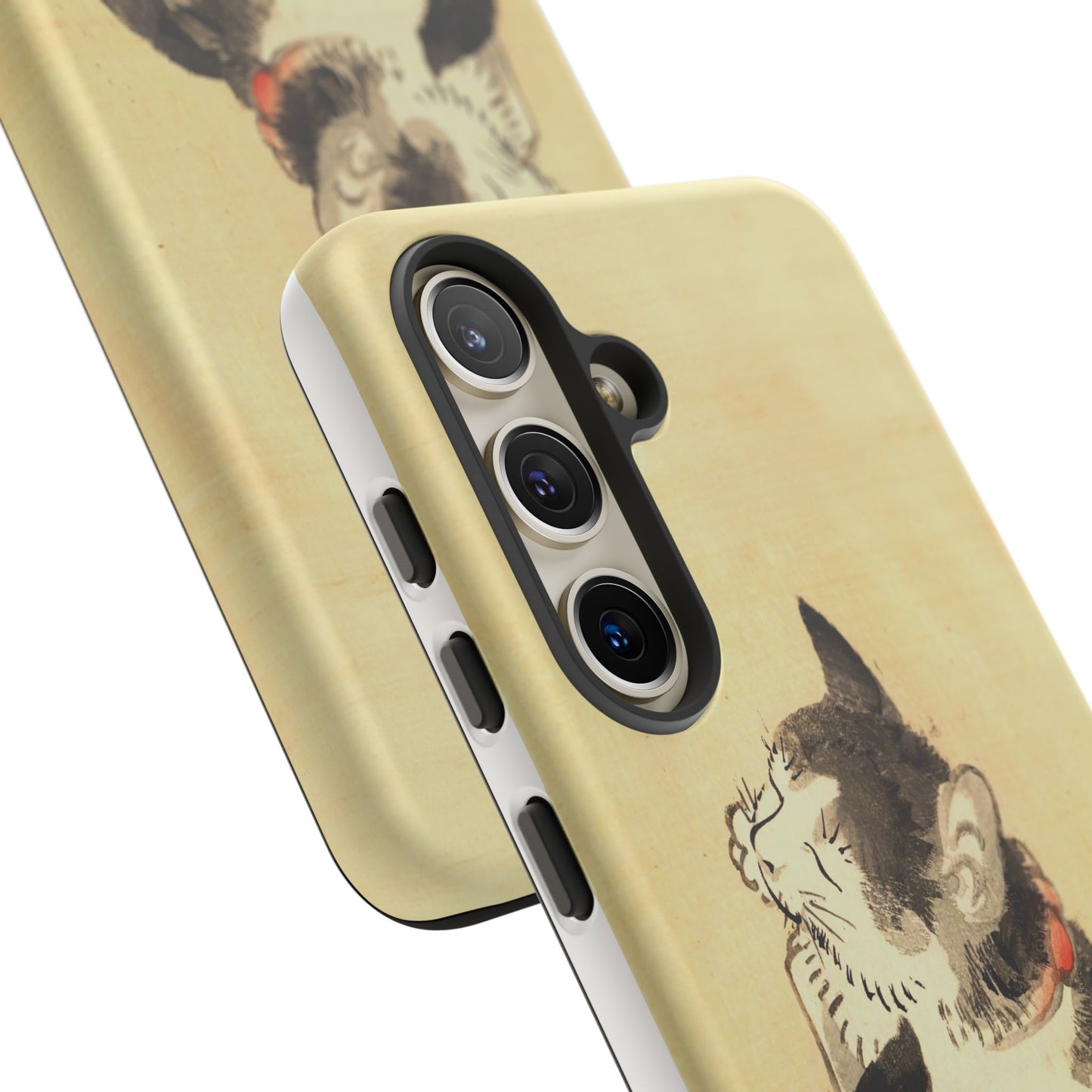 Sleeping Cat iPhone Case | Meiji Era Japanese Ink Painting | Ukiyo-e Art Phone Case | Vintage Japan Cat Gift