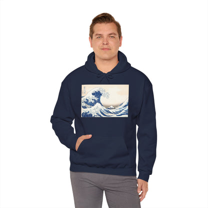 Great Wave off Kanagawa Hoodie - Hokusai Japanese Ukiyo-e Unisex Sweatshirt