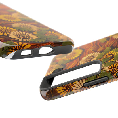 Japanese Dandelion Sunset Glow Tough Phone Case | Kamisaka Sekka 1901 | Meiji Era Art