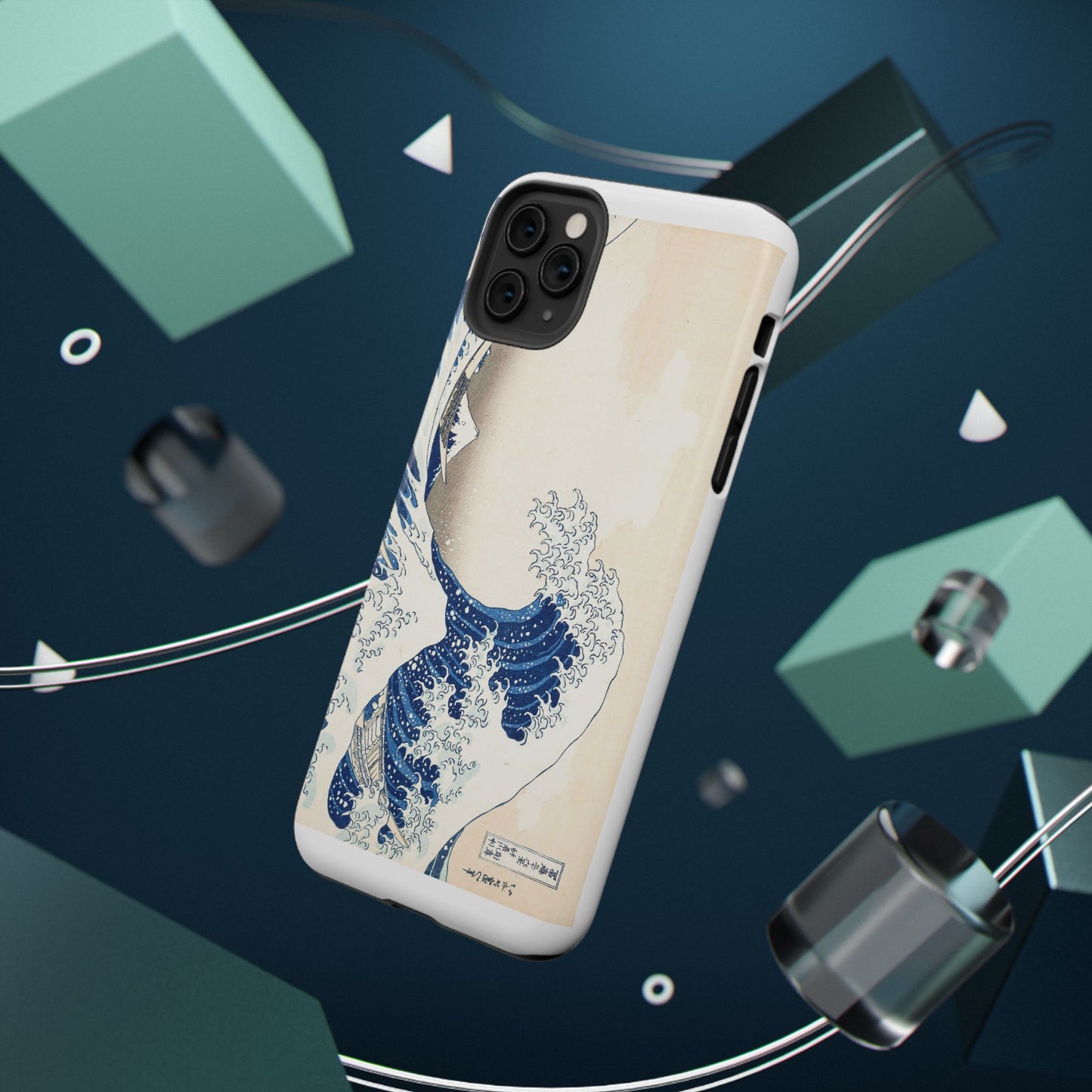 Hokusai "The Great Wave" Shockproof Phone Case | Edo Era Japanese Ukiyo-e Art | Dual Layer Protection