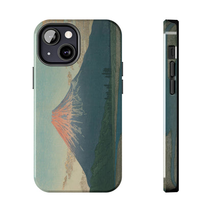 Red Fuji Japanese Ukiyo-e Phone Case - Hokusai Mount Fuji Art Cover