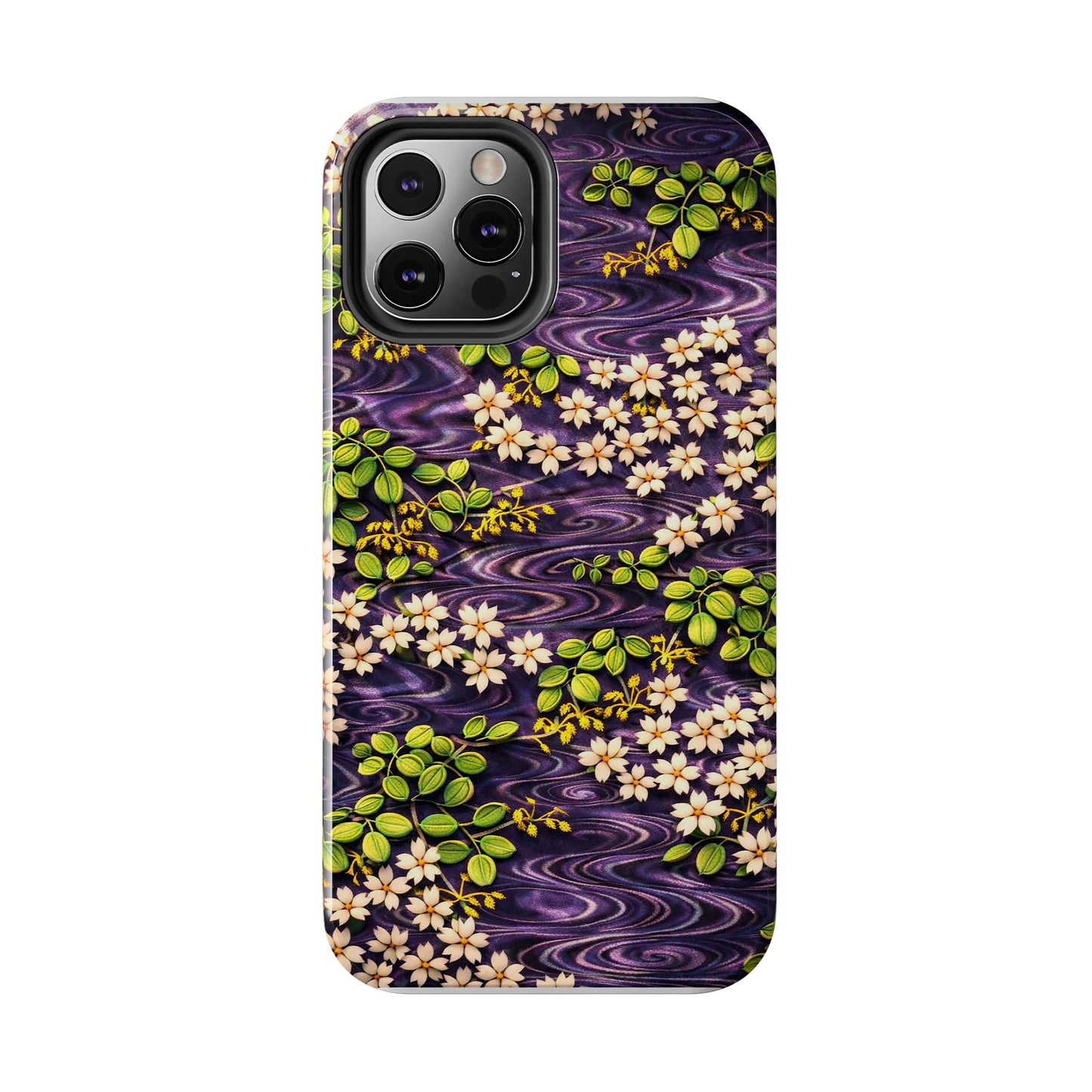 Sakura River Phone Case – Japanese Chiyogami Inspired Design