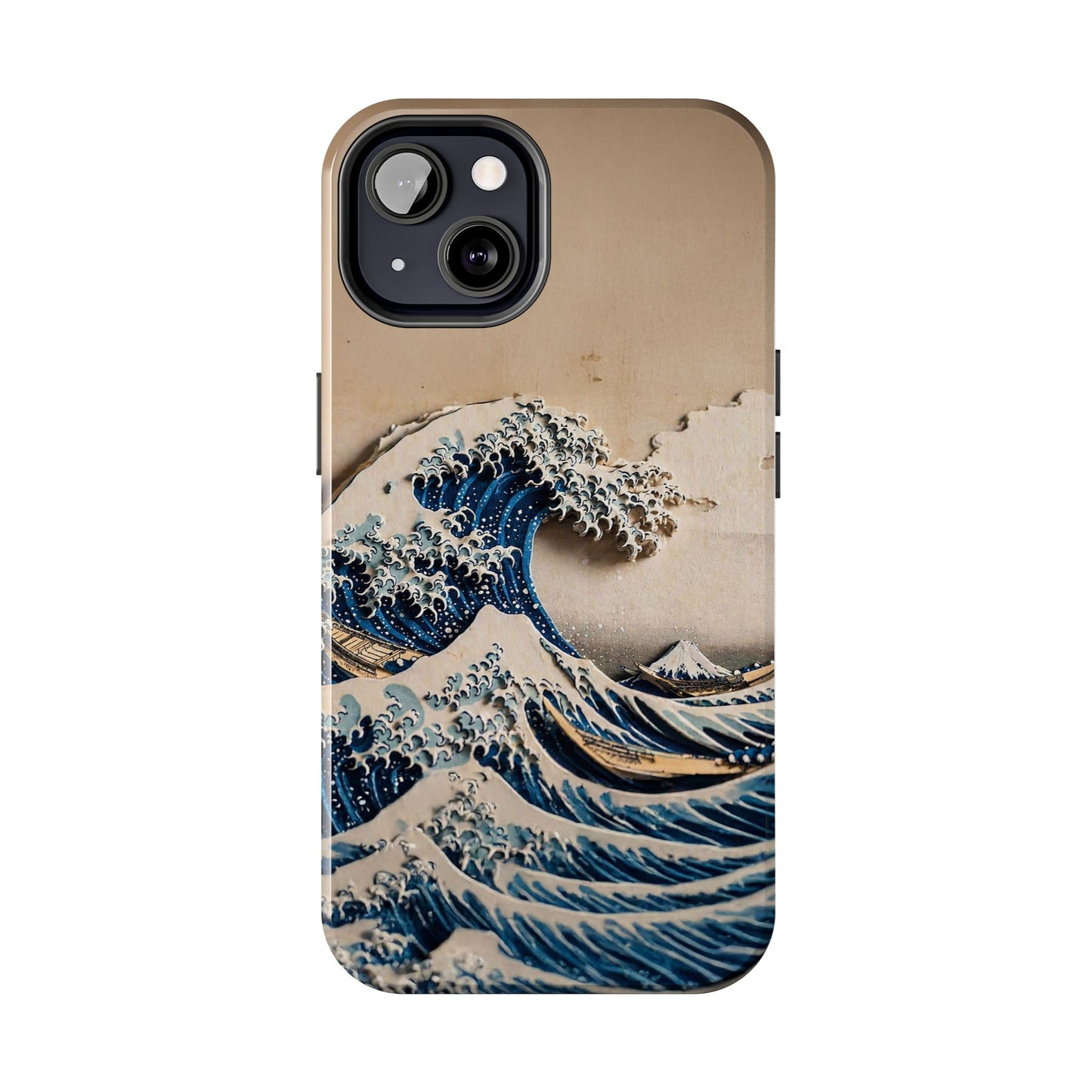 Japanese Great Wave Phone Case | Hokusai Katsushika 3D Art | Edo Era Masterpiece | Fuji Mountain
