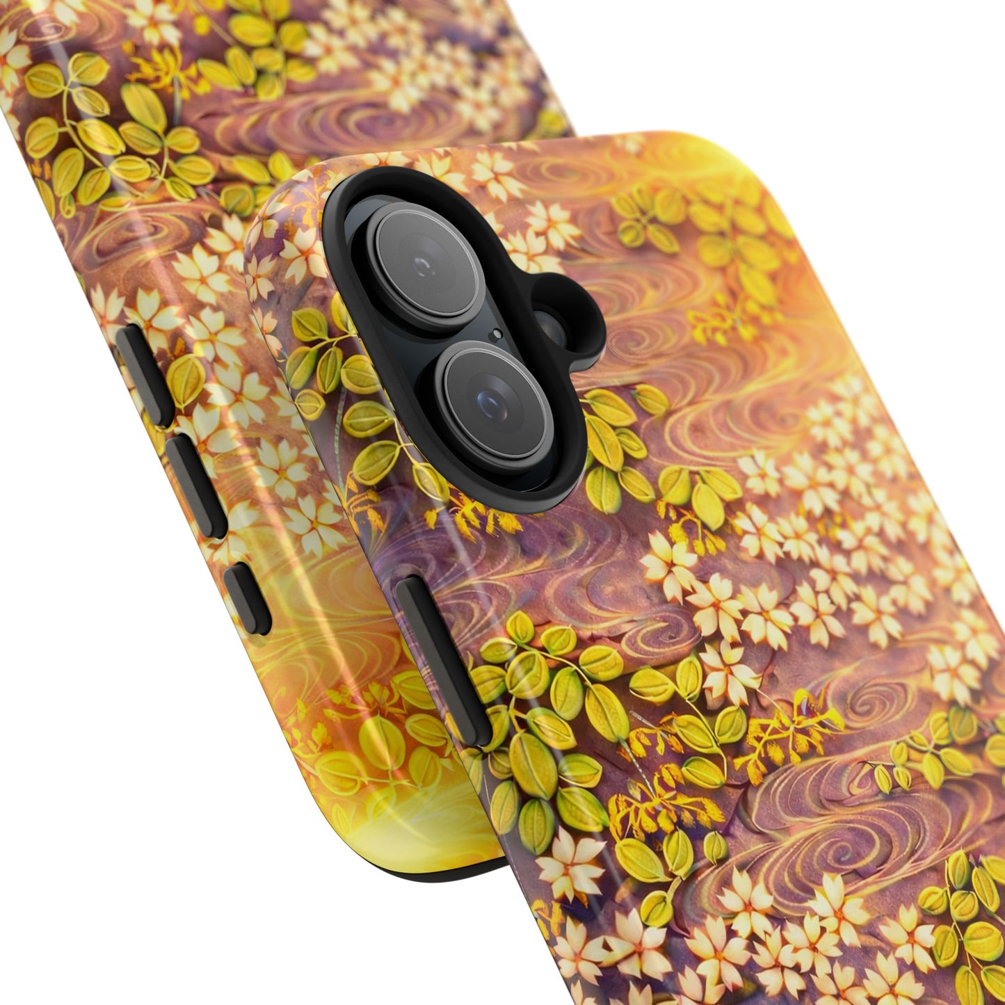 Sakura River Morning Light Phone Case – Japanese Chiyogami Inspired